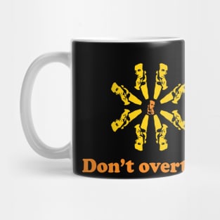 Don't Overthink It - Abraham Lincoln Pop Art Mug